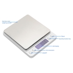 Aromen Feinwaage bis 3Kg - 0,1gr Feinteilung